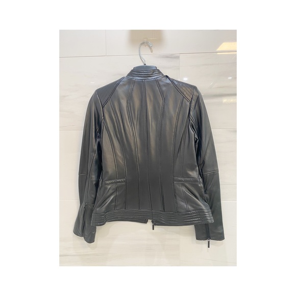 GILI Black Leather Jacket - Picture 2 of 6